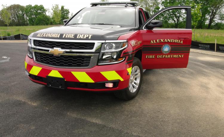 Alexandria Fire Department Tahoe