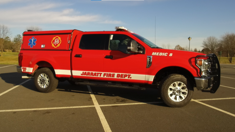 Jarratt Vol Fire Dept F250 EMS Response